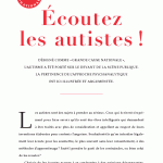 1ere de couverture. Jean-Claude Maleval Ecoutez les autistes